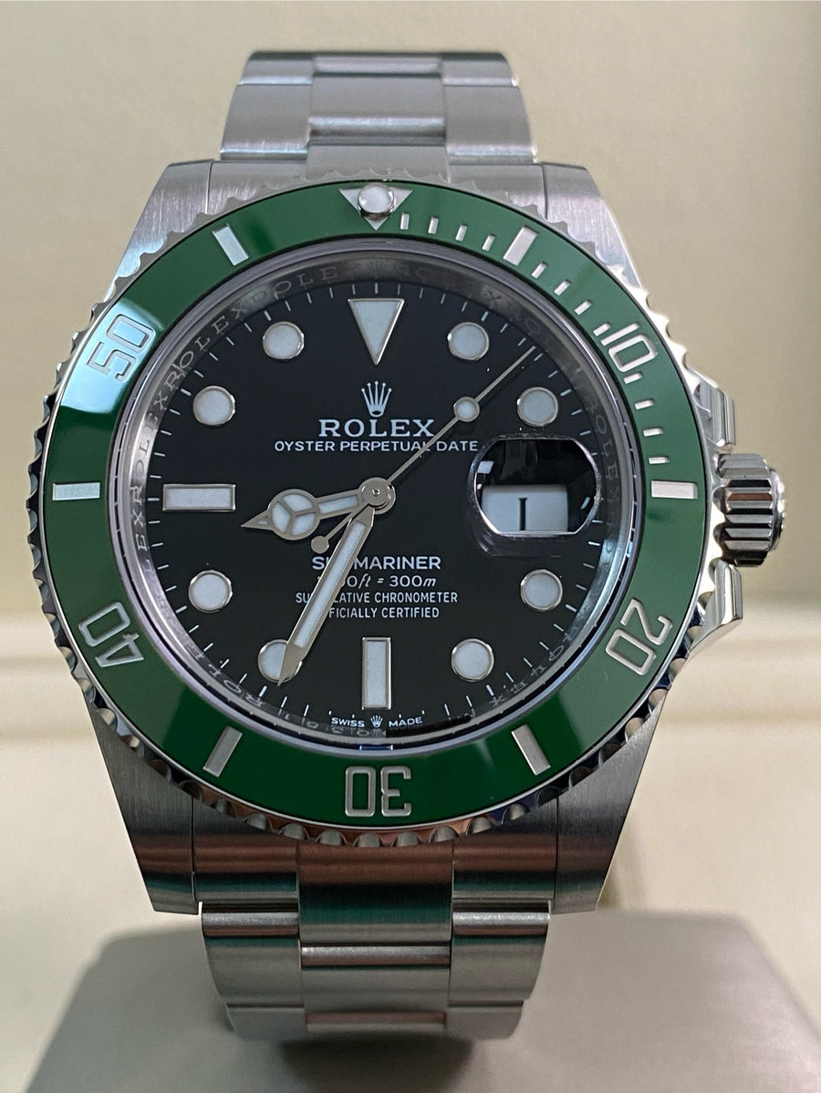 Rolex Steel Submariner Date - 2024 - "Kermit" MK II Bezel - Black Dial - 126610LV *FULL SET*