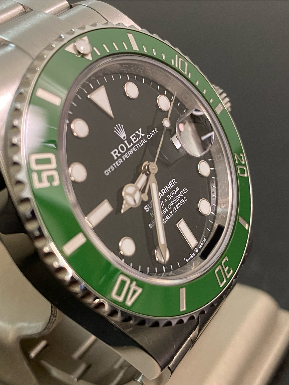 Rolex Steel Submariner Date - 2024 - "Kermit" MK II Bezel - Black Dial - 126610LV *FULL SET*