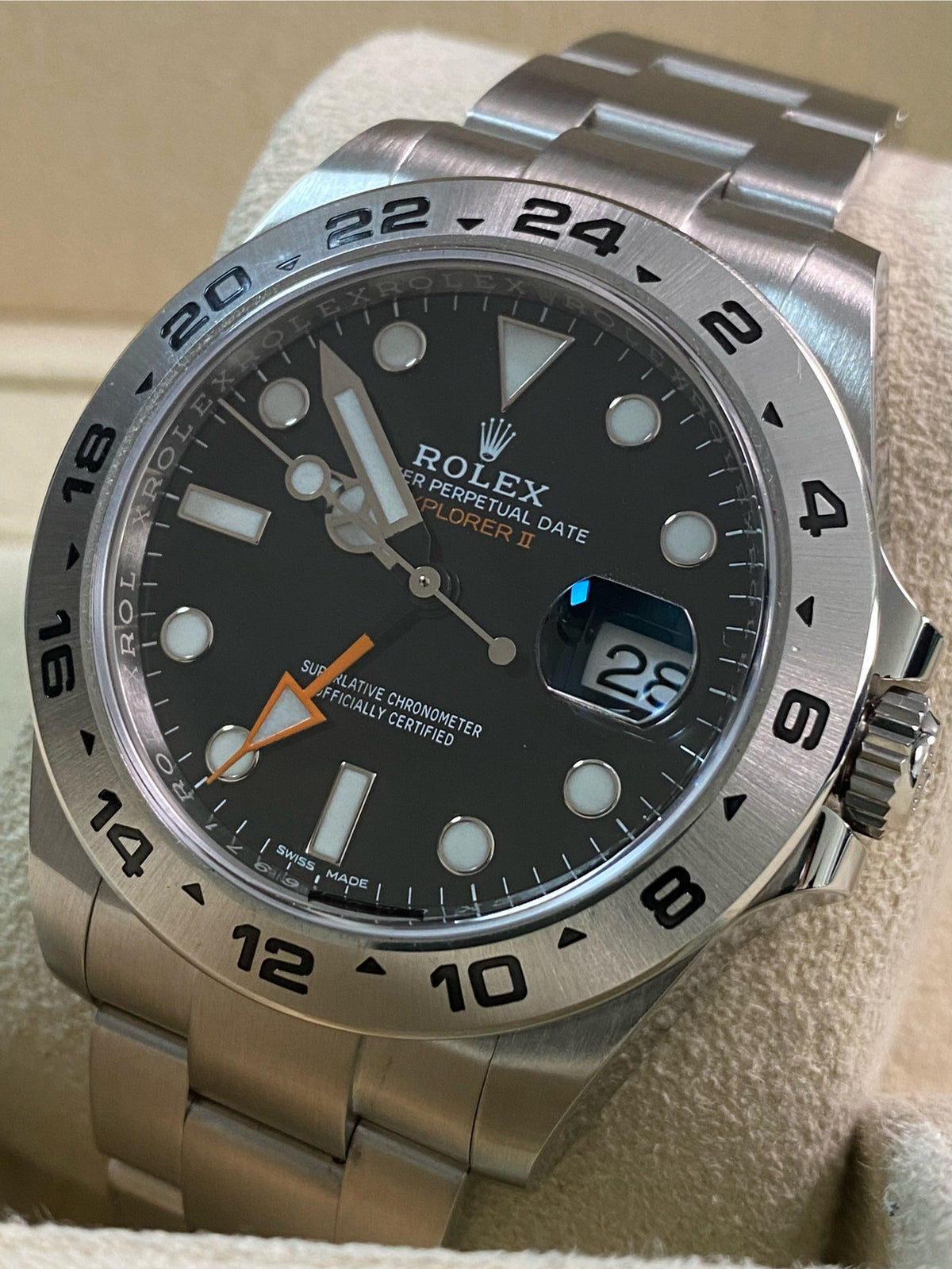 Rolex Oyster Perpetual Explorer II -  2020 - Black Dial - 216570 *FULL SET*