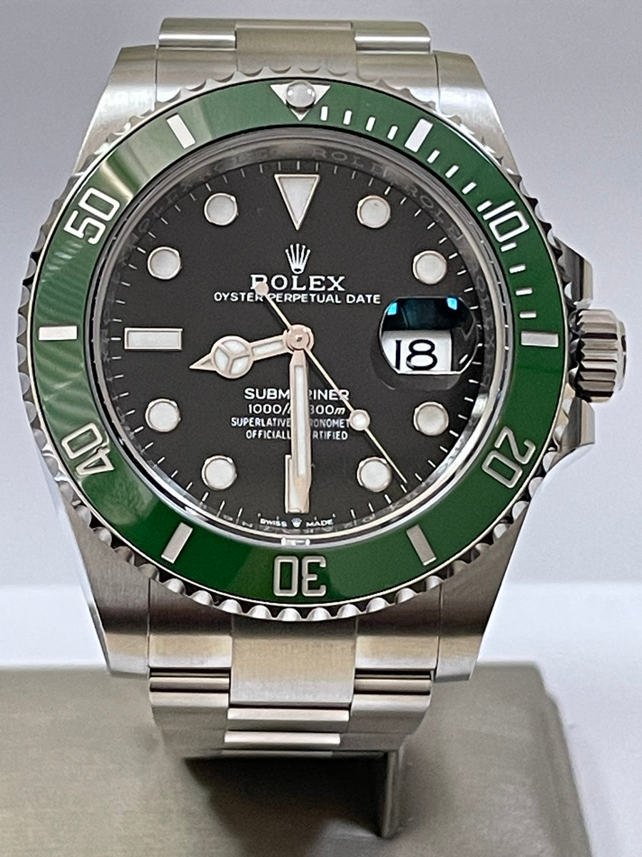 Rolex Steel Submariner Date - 2023 - "Kermit" MK II - Green Bezel - Black Dial - 126610LV