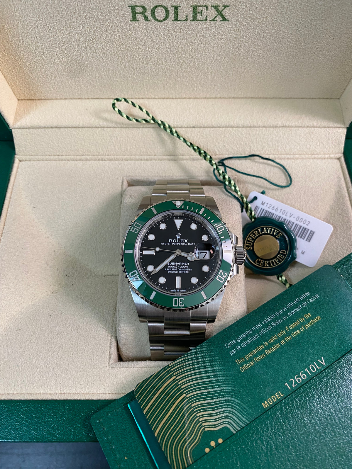 Rolex Steel Submariner Date - 2021 - "Starbucks" - Black Dial - 126610LV *FULL SET*