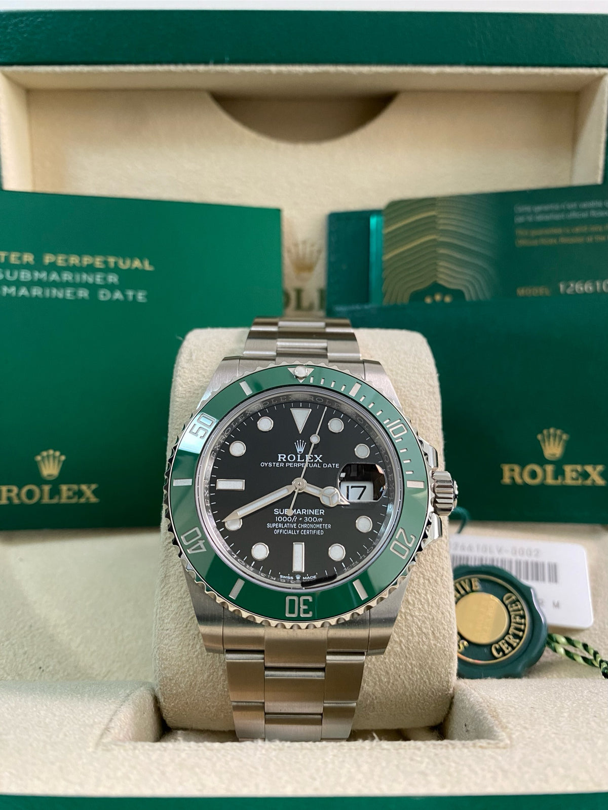 Rolex Steel Submariner Date - 2021 - "Starbucks" - Black Dial - 126610LV *FULL SET*