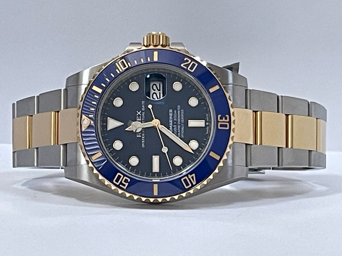 Rolex Steel and Yellow Gold Submariner Date - 2023 - Blue Bezel - Blue Dial - 126613LB