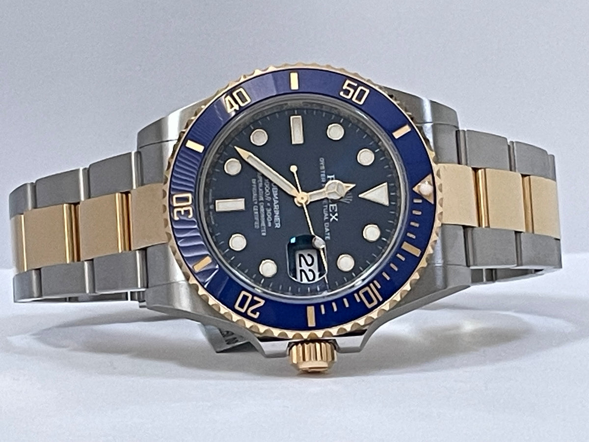 Rolex Steel and Yellow Gold Submariner Date - 2023 - Blue Bezel - Blue Dial - 126613LB