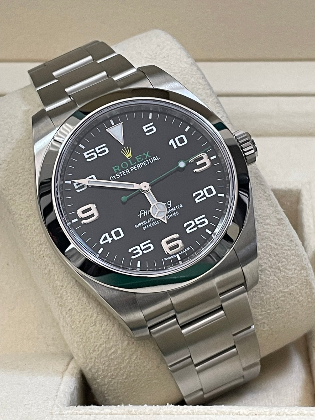 Rolex Air King Oystersteel - 2022 - Black Dial - 116900