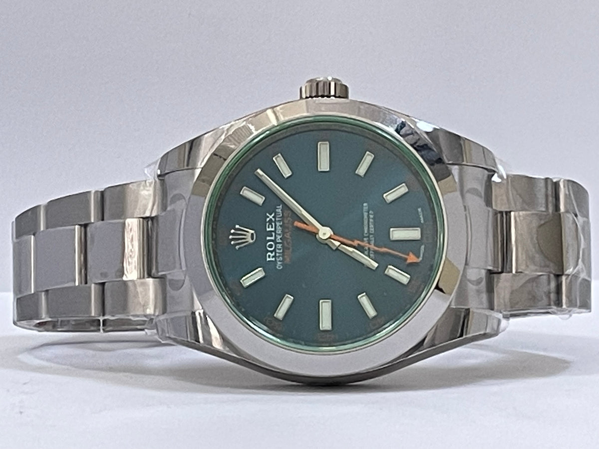 Rolex Milgauss - Blue Dial - Green Crystal - 2023 - 116400GV