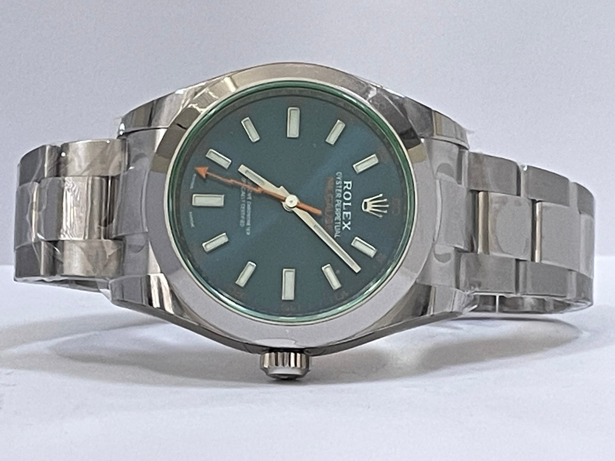 Rolex Milgauss - Blue Dial - Green Crystal - 2023 - 116400GV