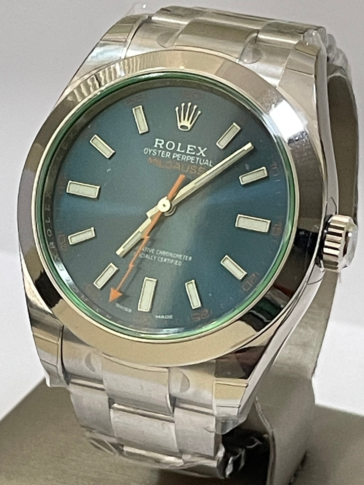 Rolex Milgauss - Blue Dial - Green Crystal - 2023 - 116400GV