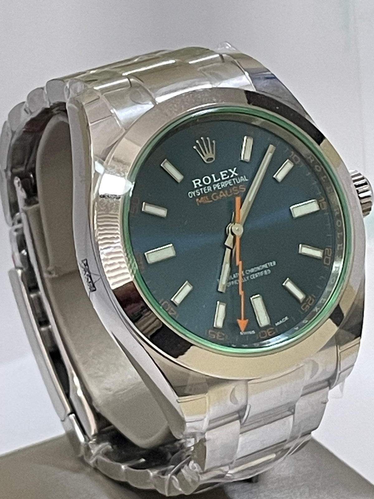 Rolex Milgauss - Blue Dial - Green Crystal - 2023 - 116400GV