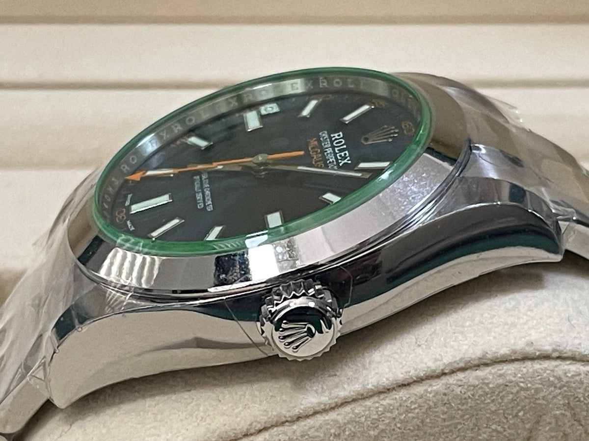 Rolex Milgauss - Blue Dial - Green Crystal - 2023 - 116400GV