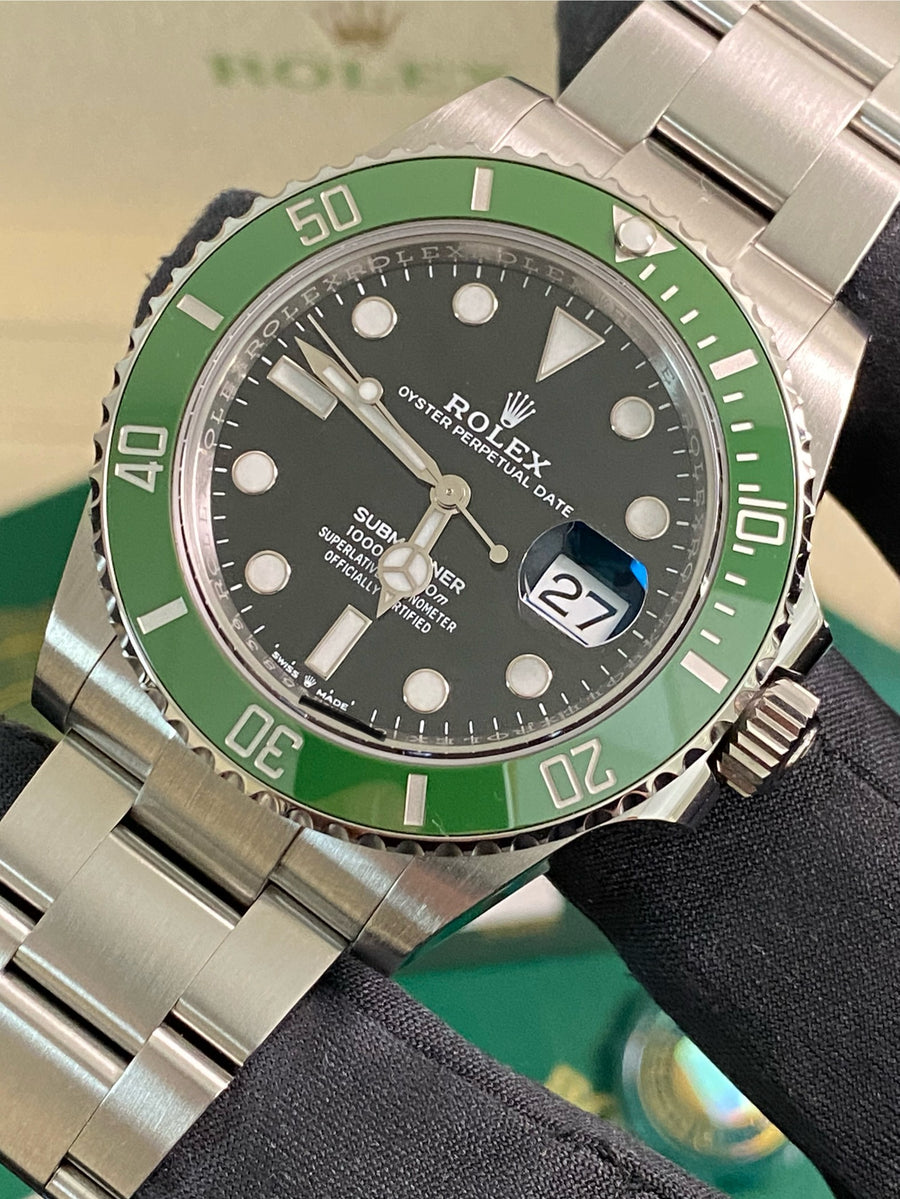 Rolex Steel Submariner Date - 2024 - "Kermit" MK2 - Black Dial - 126610LV *FULL SET*