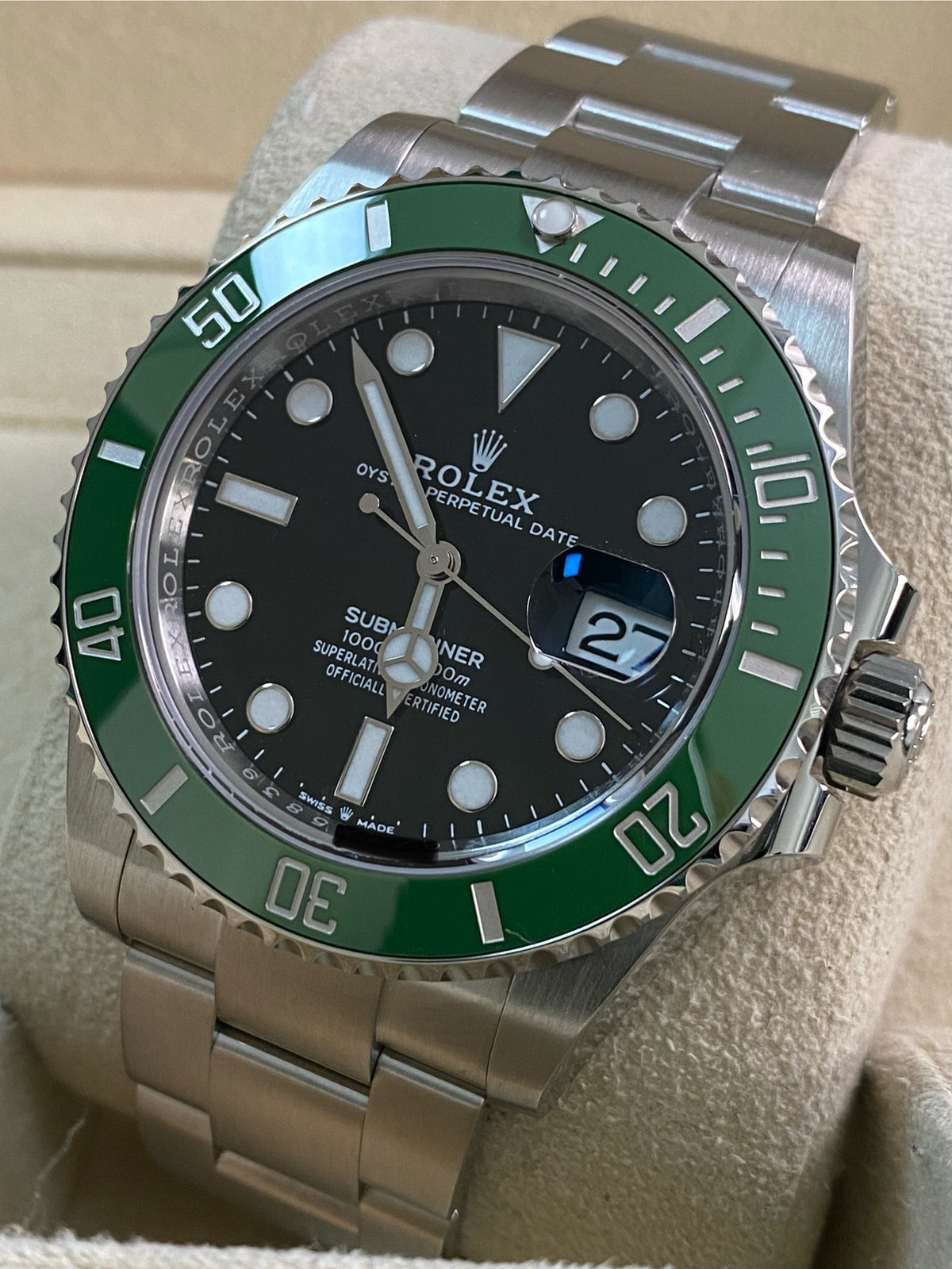 Rolex Steel Submariner Date - 2024 - "Kermit" MK2 - Black Dial - 126610LV *FULL SET*