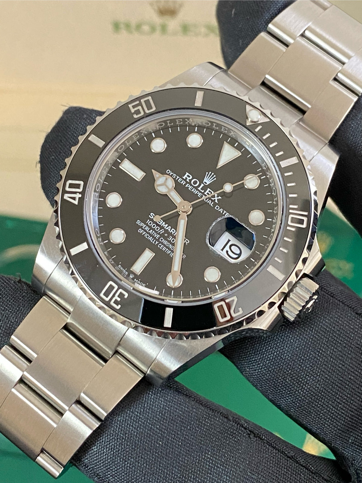 Rolex Steel Submariner Date - 2022 - Black Bezel - Black Dial - Oyster Bracelet - 126610LN *PARTIAL STICKERS*