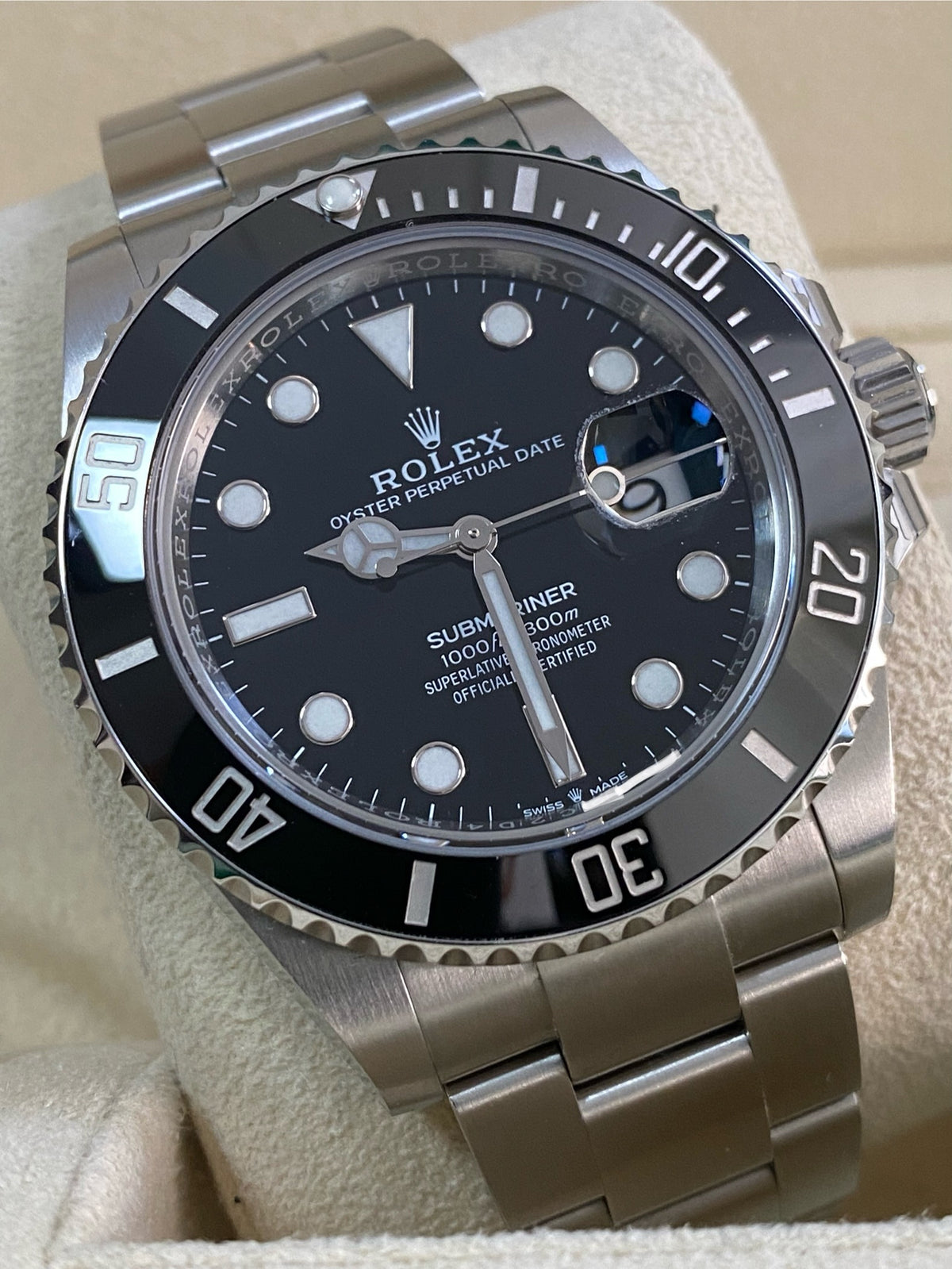 Rolex Steel Submariner Date - 2022 - Black Bezel - Black Dial - Oyster Bracelet - 126610LN *PARTIAL STICKERS*