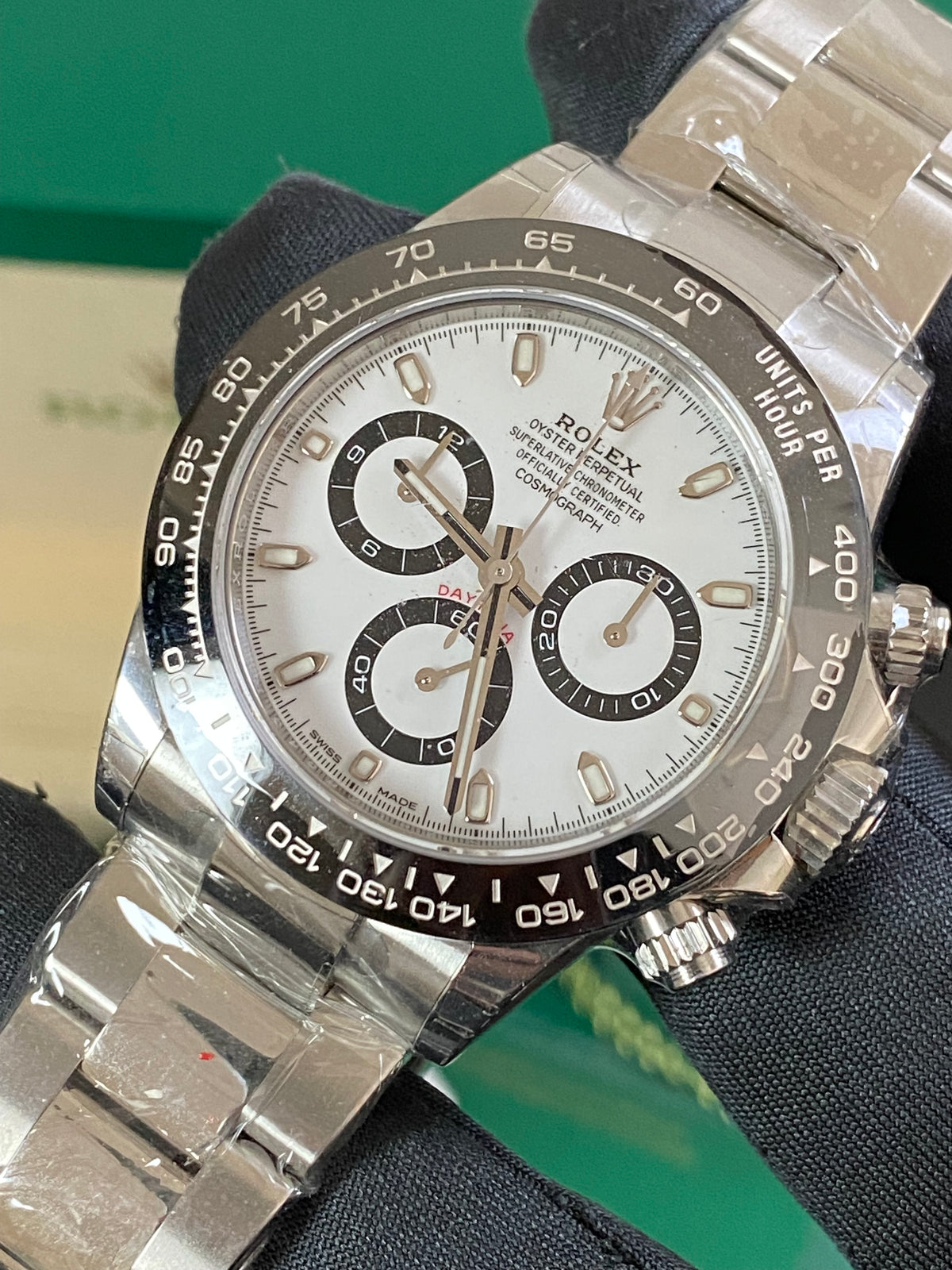 Rolex Steel Cosmograph Daytona - 2023 - "Panda" - White Dial - 116500LN *FULL STICKERS*