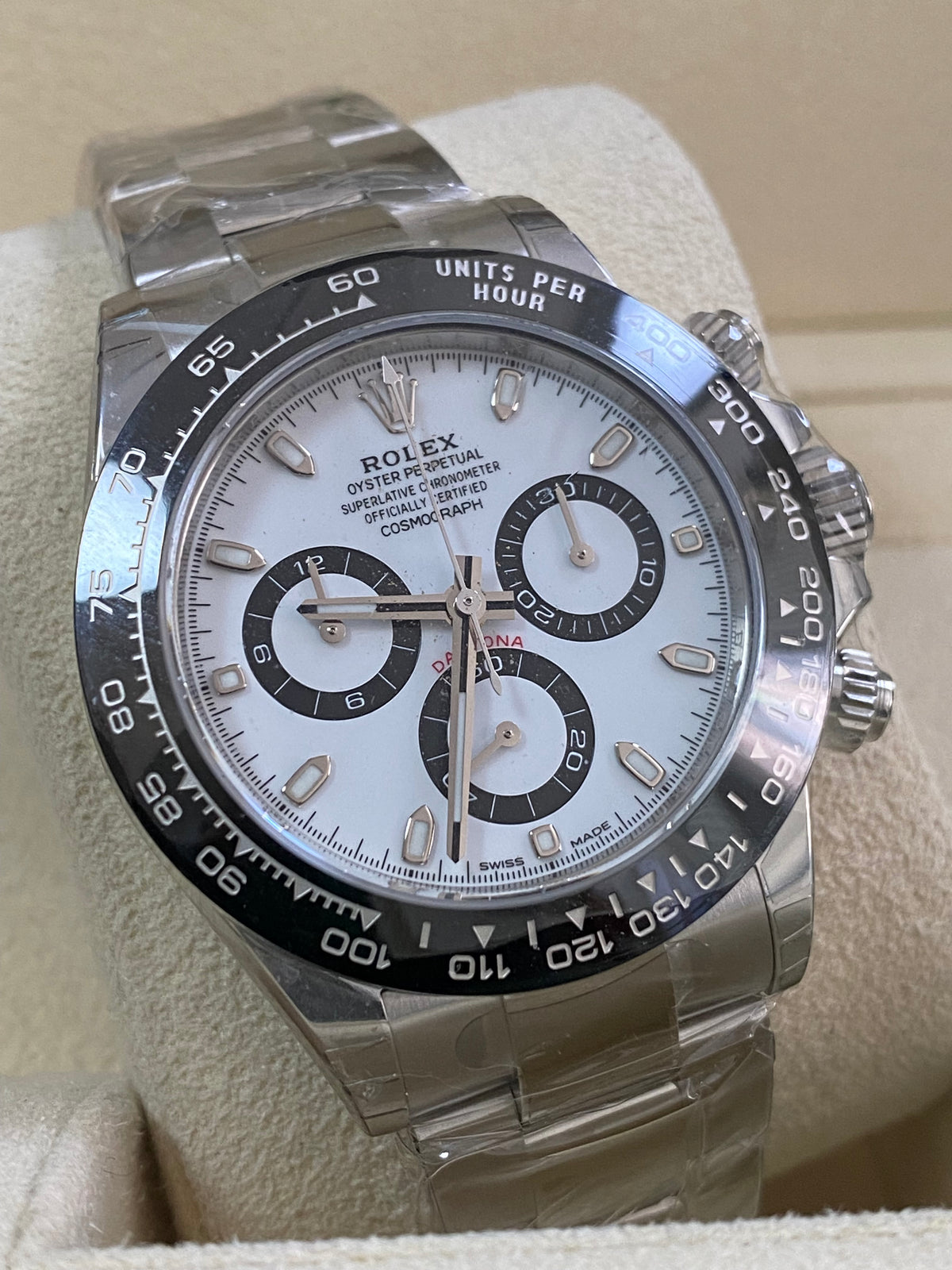 Rolex Steel Cosmograph Daytona - 2023 - "Panda" - White Dial - 116500LN *FULL STICKERS*