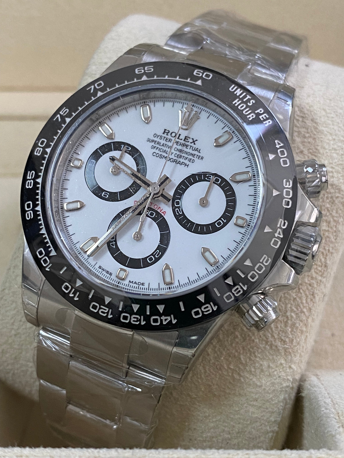 Rolex Steel Cosmograph Daytona - 2023 - "Panda" - White Dial - 116500LN *FULL STICKERS*