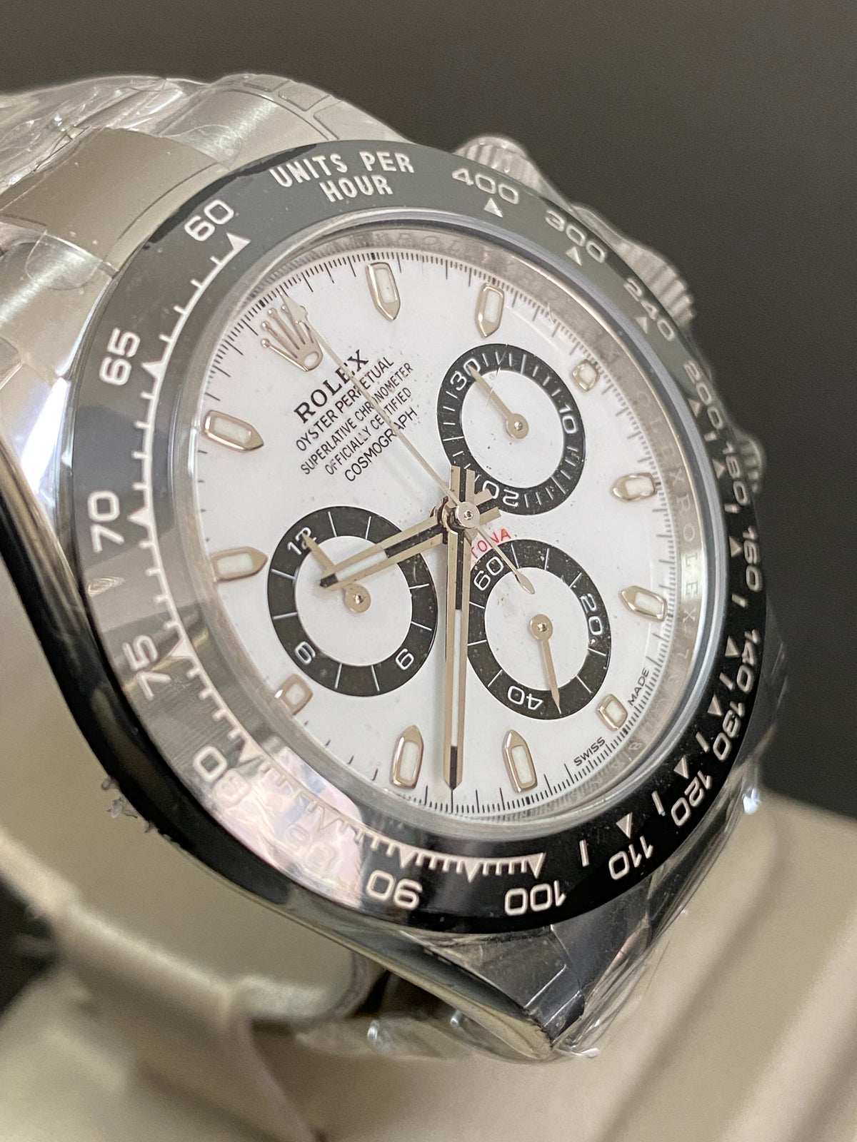 Rolex Steel Cosmograph Daytona - 2023 - "Panda" - White Dial - 116500LN *FULL STICKERS*