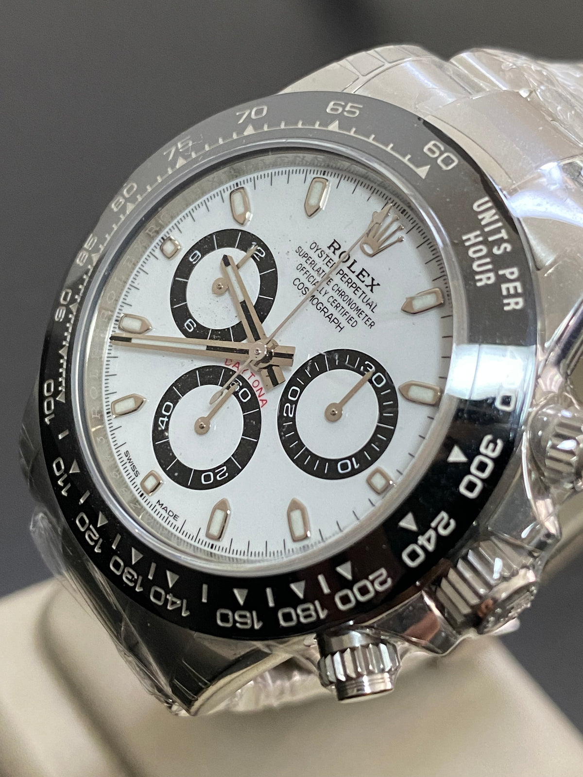 Rolex Steel Cosmograph Daytona - 2023 - "Panda" - White Dial - 116500LN *FULL STICKERS*