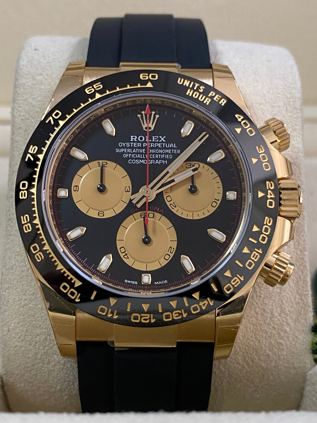 Rolex Yellow Gold Cosmograph Daytona - 2023 - "Paul Newman" - Oysterflex Strap - 116518LN *FULL STICKERS*