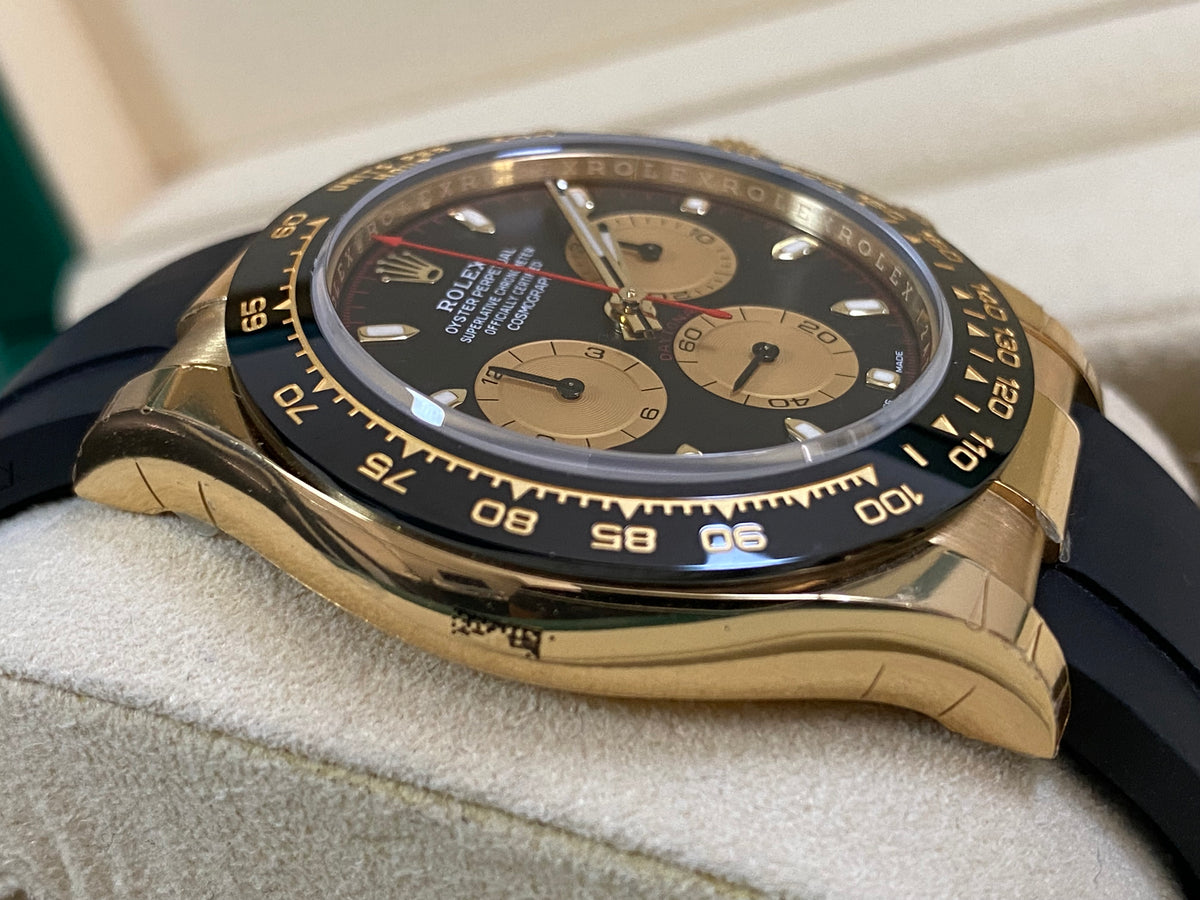 Rolex Yellow Gold Cosmograph Daytona - 2023 - "Paul Newman" - Oysterflex Strap - 116518LN *FULL STICKERS*