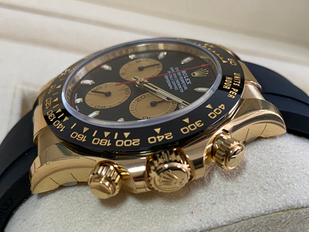 Rolex Yellow Gold Cosmograph Daytona - 2023 - "Paul Newman" - Oysterflex Strap - 116518LN *FULL STICKERS*