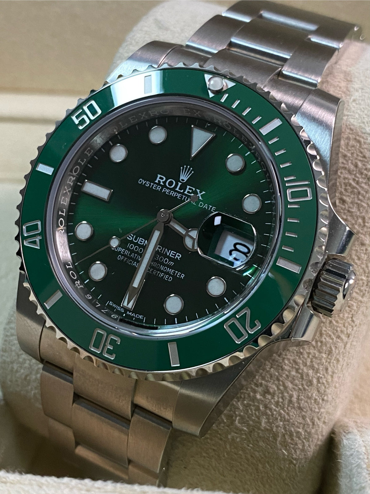 Rolex Steel Submariner Date - 2020 - "Hulk" - 116610LV *FULL STICKERS*