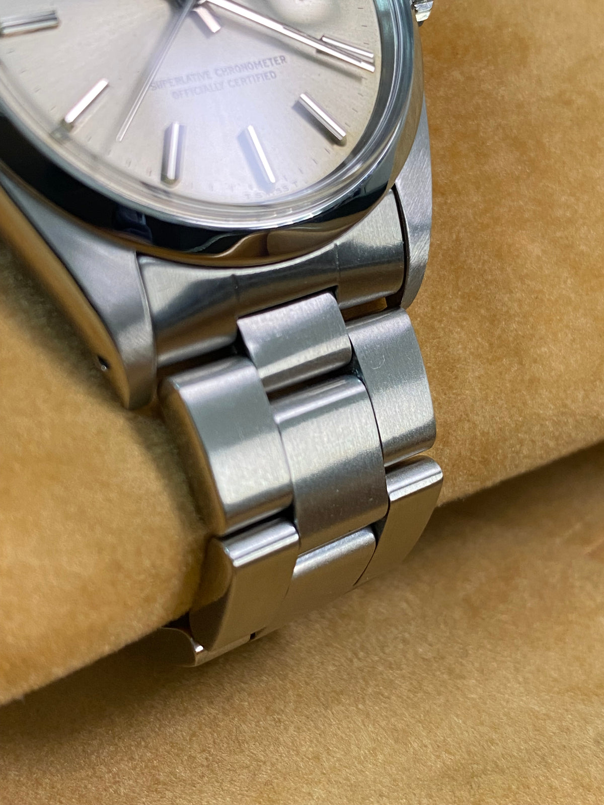 Rolex Steel Oyster Perpetual Date - 1978 - Domed Bezel - Silver Index Dial - Oyster Bracelet - 1500