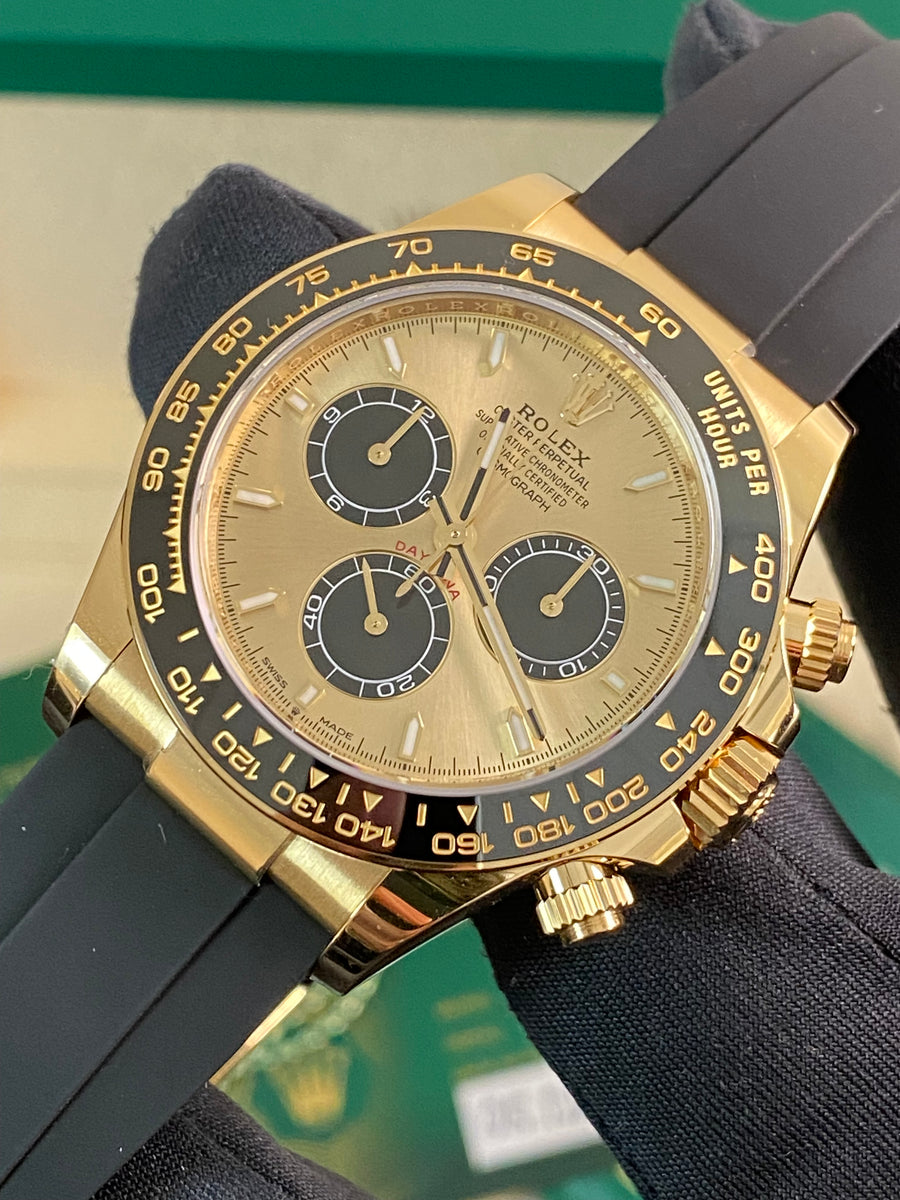 Rolex Yellow Gold Cosmograph Daytona - 2025 - YML "Pikachu" - Black Oysterflex Strap - 126518LN *FULL SET*