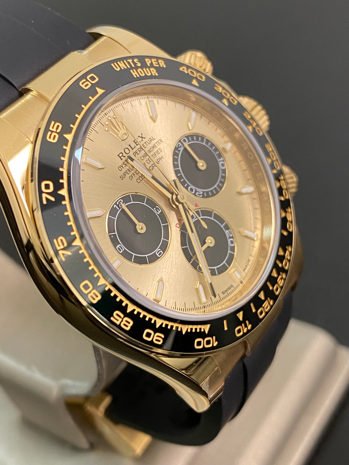 Rolex Yellow Gold Cosmograph Daytona - 2025 - YML "Pikachu" - Black Oysterflex Strap - 126518LN *FULL SET*