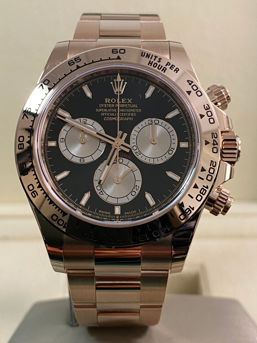 Rolex Everose Gold Cosmograph Daytona - 2024 - Black Dial - 126505 *FULL SET*