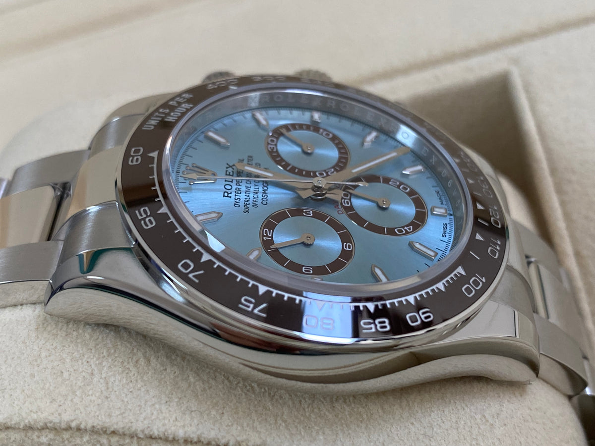 Rolex Platinum Cosmograph Daytona - 2024 - Ice Blue Index Dial - 126506 *FULL SET*