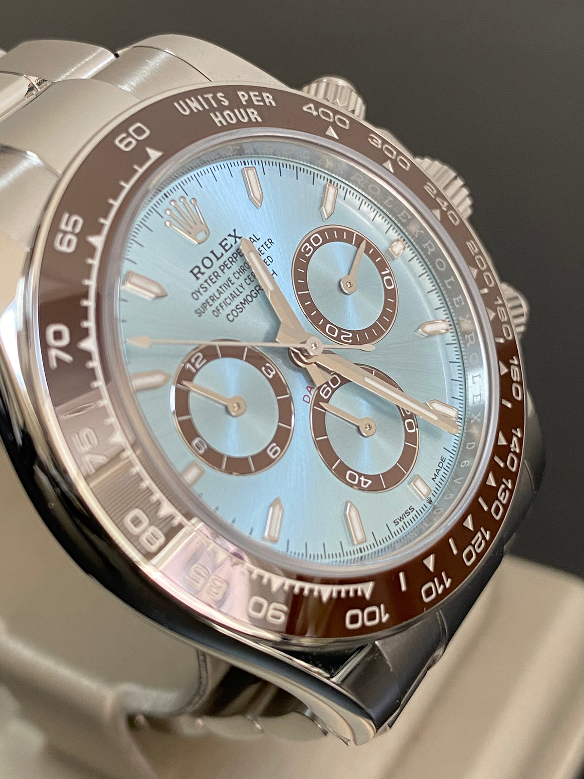 Rolex Platinum Cosmograph Daytona - 2024 - Ice Blue Index Dial - 126506 *FULL SET*