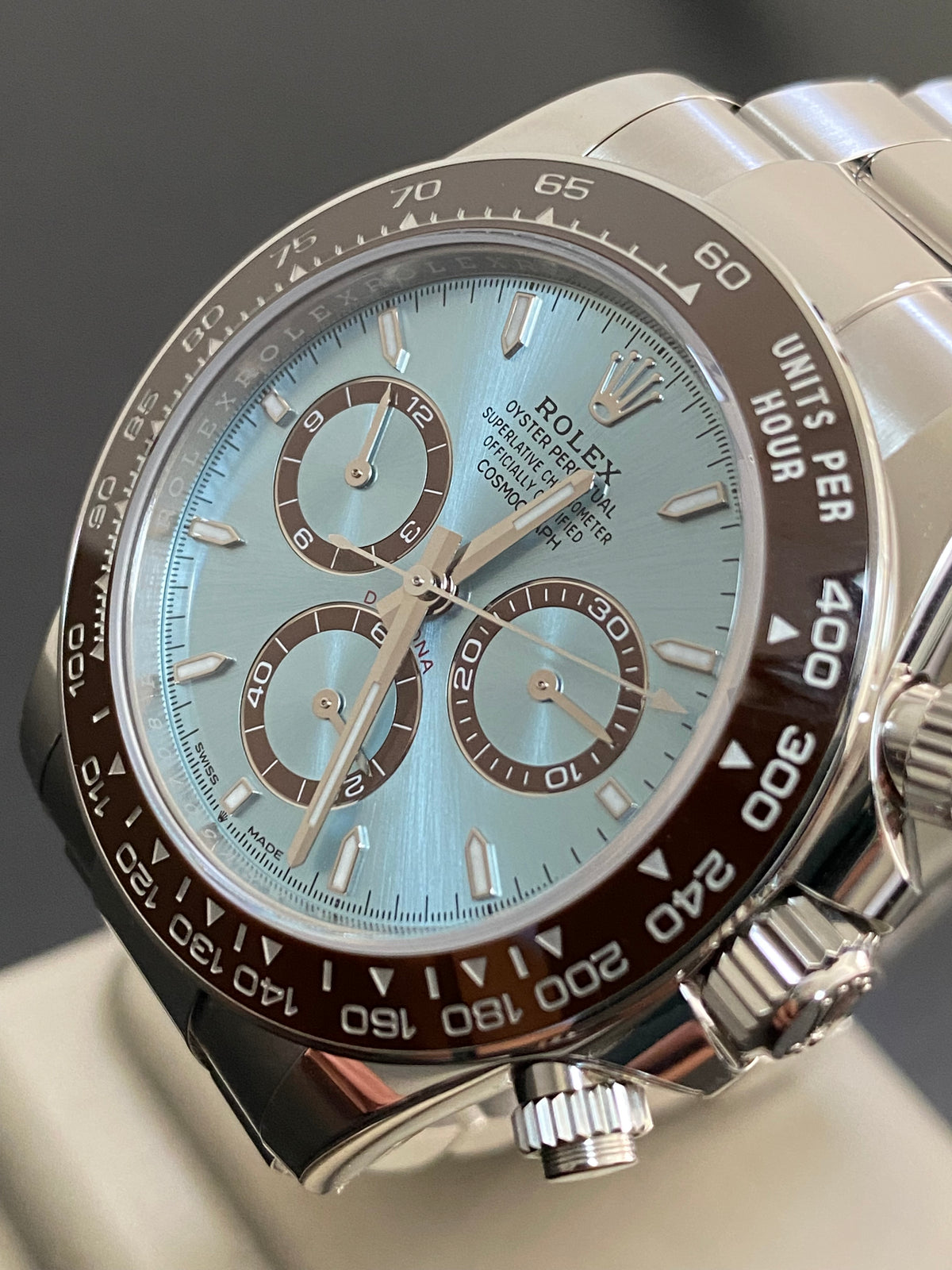 Rolex Platinum Cosmograph Daytona - 2024 - Ice Blue Index Dial - 126506 *FULL SET*