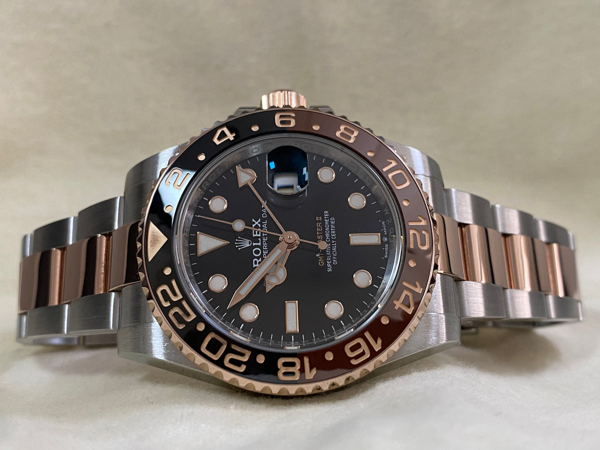 Rolex Everose Gold Rolesor GMT-Master II - 2020 - "Root Beer" Bezel - Oyster Bracelet - 126711CHNR *FULL SET*