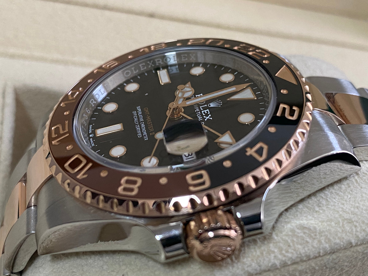 Rolex Everose Gold Rolesor GMT-Master II - 2020 - "Root Beer" Bezel - Oyster Bracelet - 126711CHNR *FULL SET*