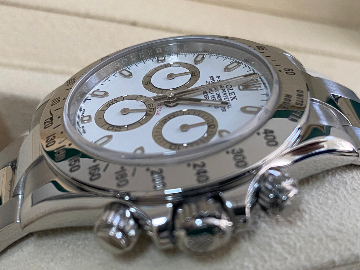 Rolex Steel Cosmograph Daytona - 2016 - White Index Dial - 116520 - *FULL SET*