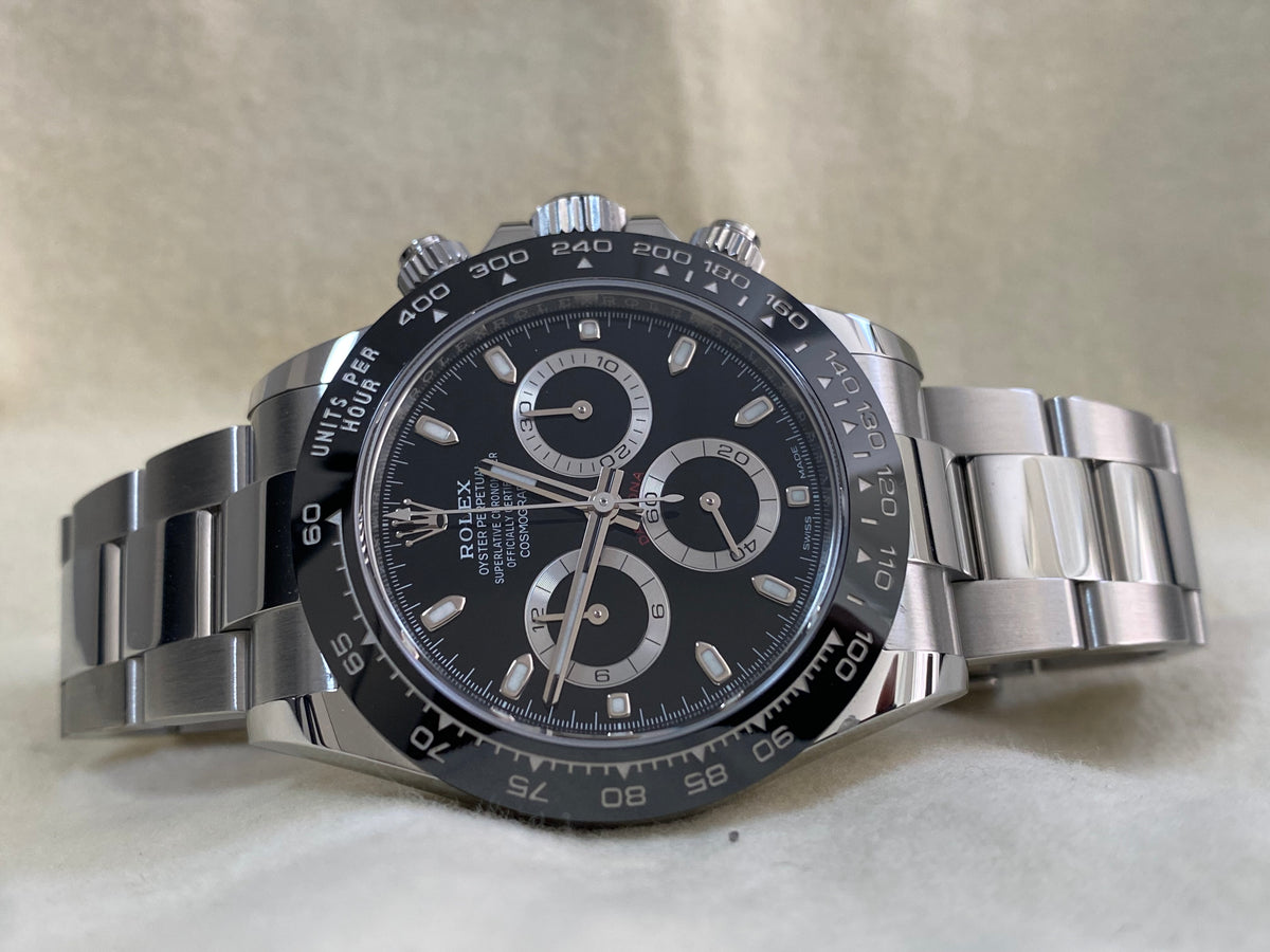 Rolex Steel Cosmograph Daytona - 2022 - Black Index Dial - 116500LN *FULL SET*