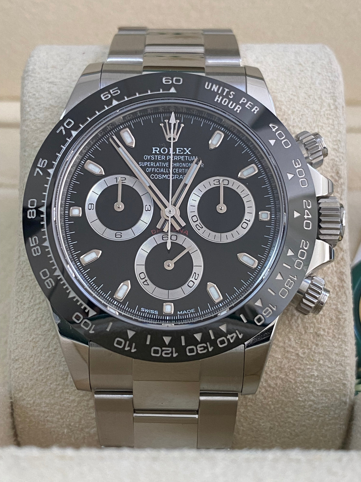 Rolex Steel Cosmograph Daytona - 2022 - Black Index Dial - 116500LN *FULL SET*