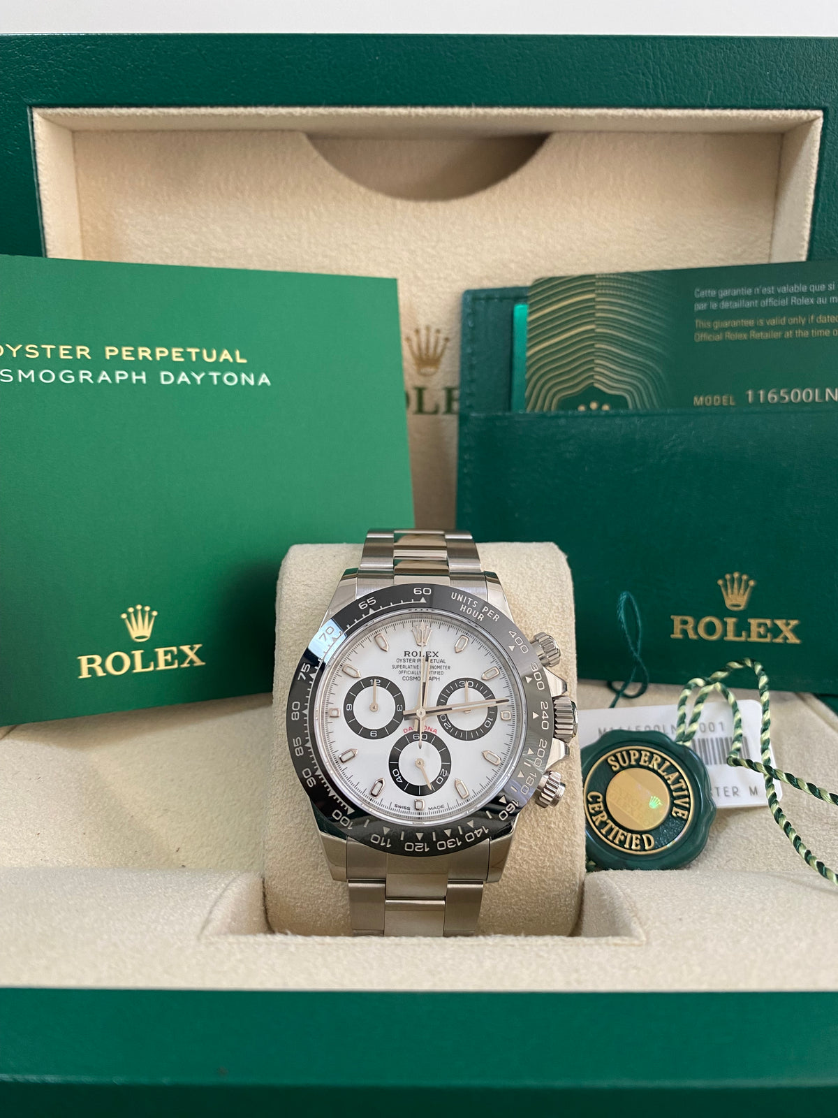 Rolex Steel Cosmograph Daytona - 2021 - "Panda" Dial - 116500LN *FULL SET*