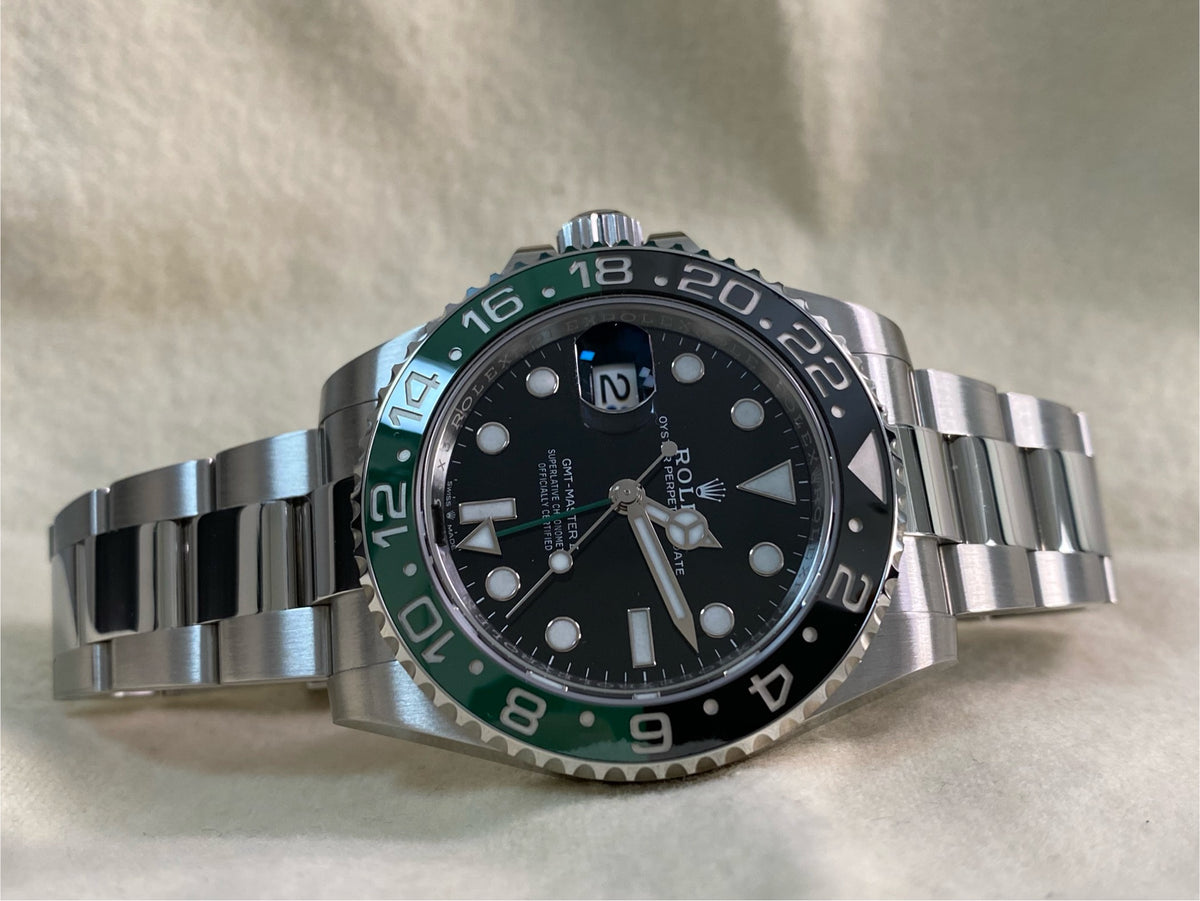 Rolex Steel Left-Handed GMT-Master II - 2022 - "Sprite" - Oyster Bracelet - 126720VTNR *FULL SET*