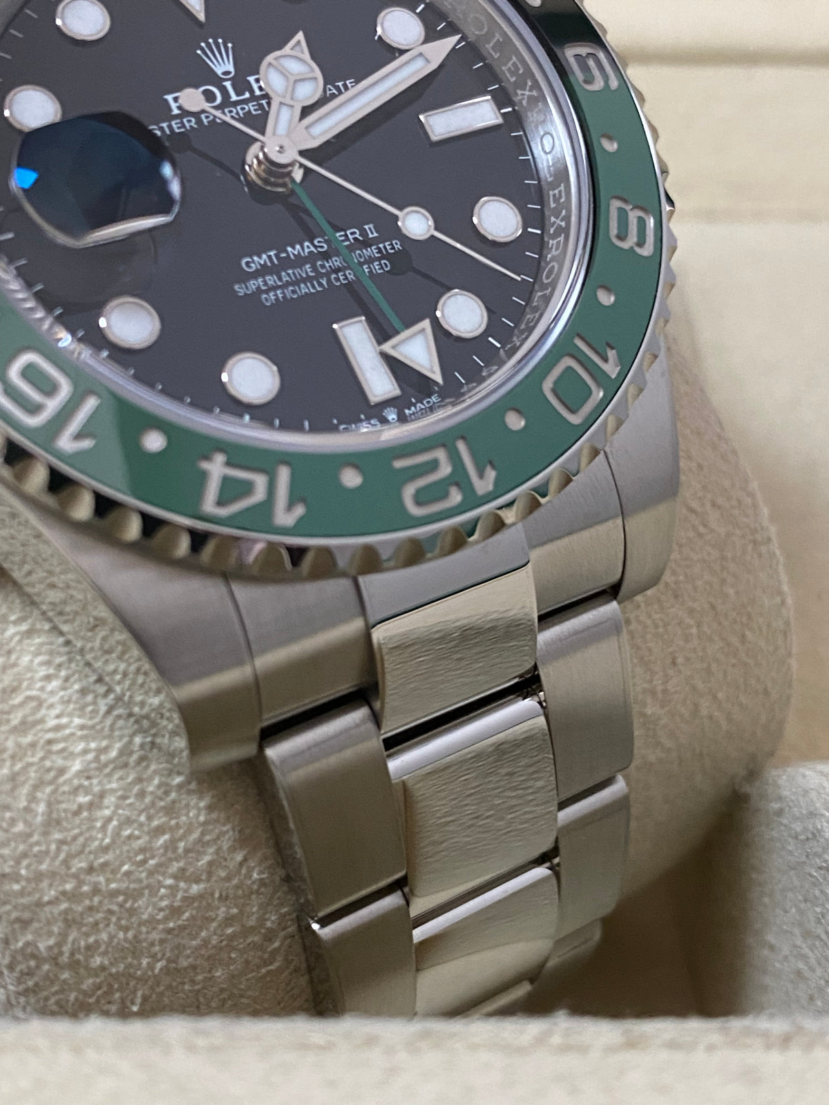 Rolex Steel Left-Handed GMT-Master II - 2022 - "Sprite" - Oyster Bracelet - 126720VTNR *FULL SET*