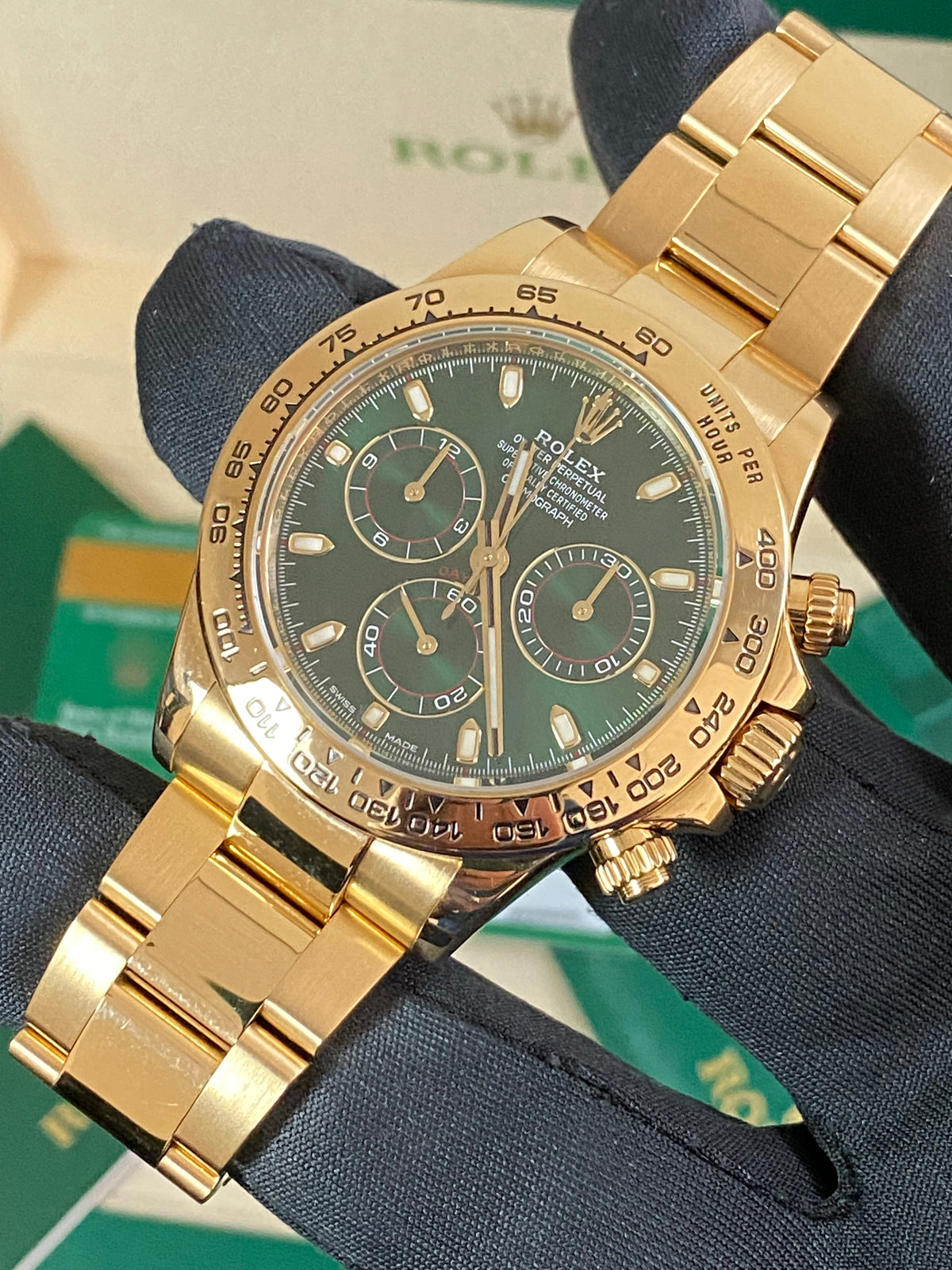 Rolex Yellow Gold Cosmograph Daytona -  2018 - "John Meyer" - 116508 *FULL SET*