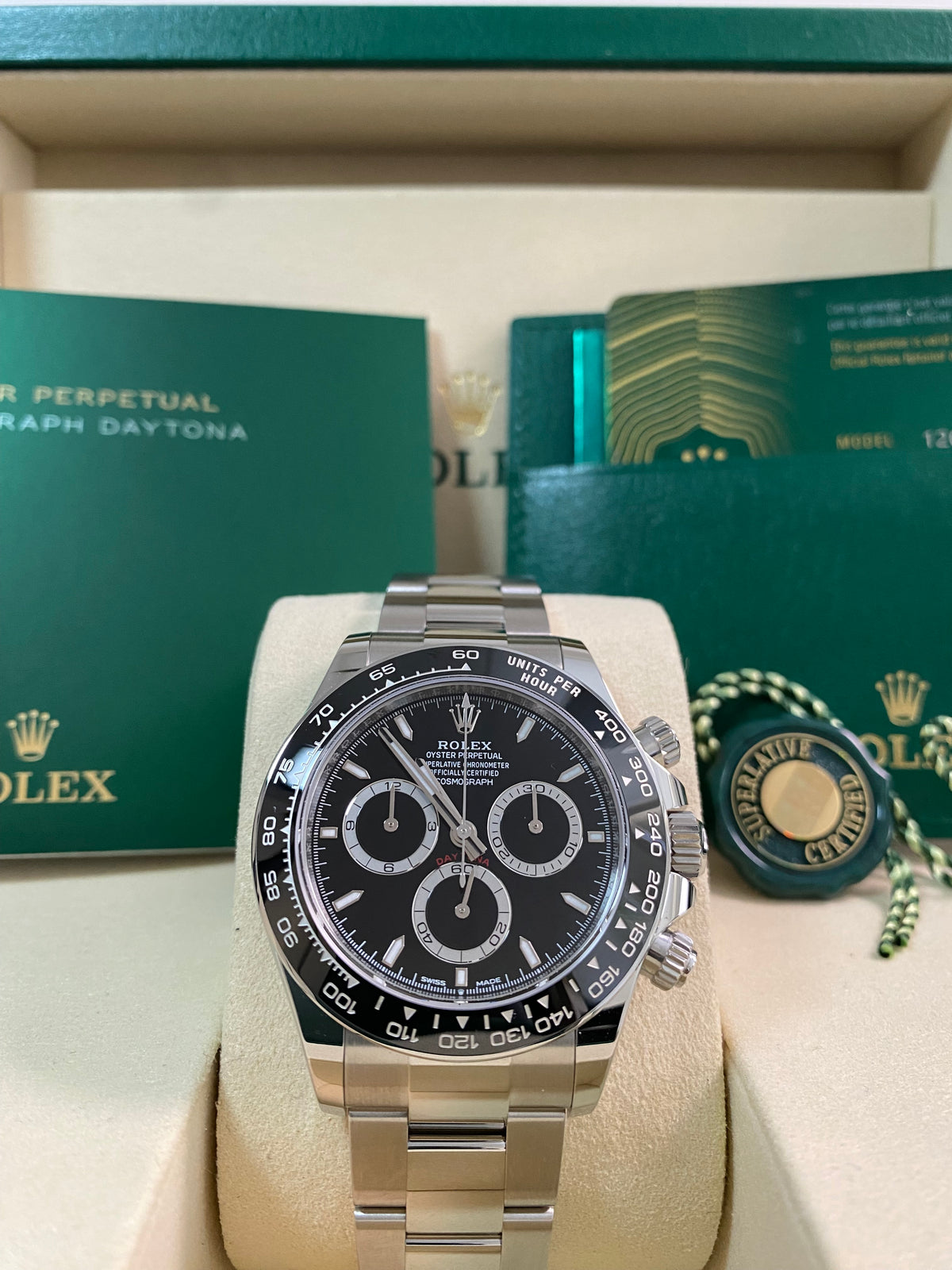 Rolex Steel Cosmograph Daytona - 2025 - Black Dial - 126500LN *FULL SET*