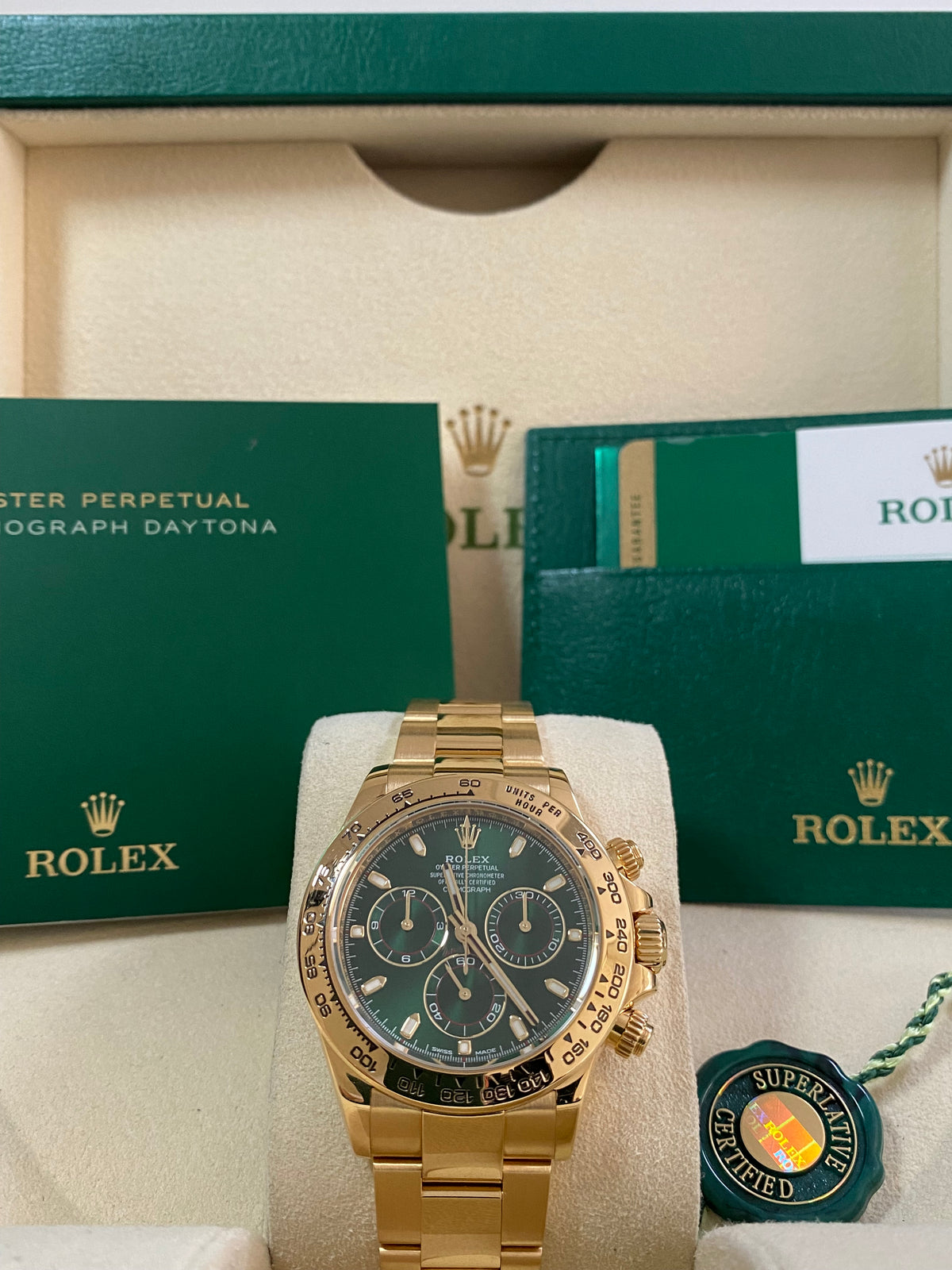 Rolex Yellow Gold Cosmograph Daytona -  2018 - "John Meyer" - 116508 *FULL SET*