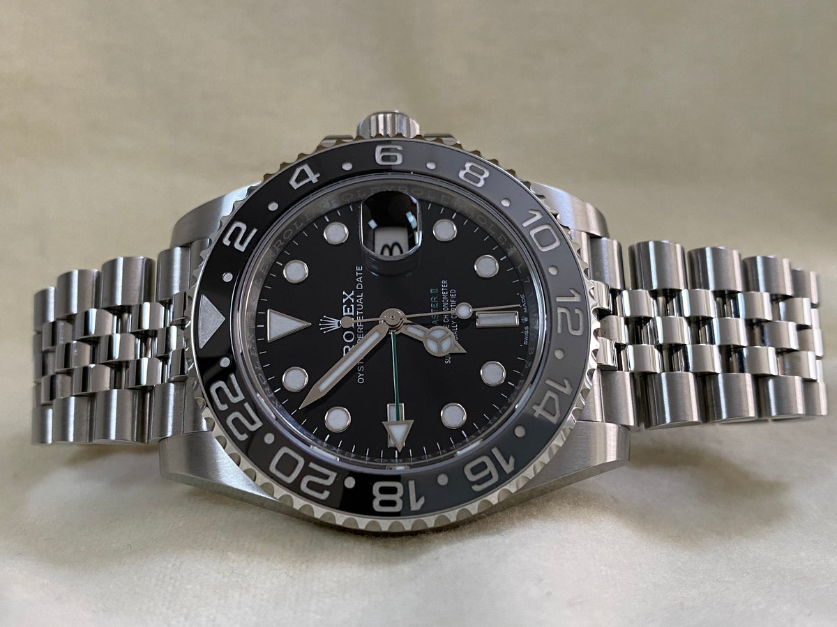 Rolex Steel GMT-Master II - 2024 - "Bruce Wayne" - Jubilee Bracelet - 126710GRNR *FULL SET*