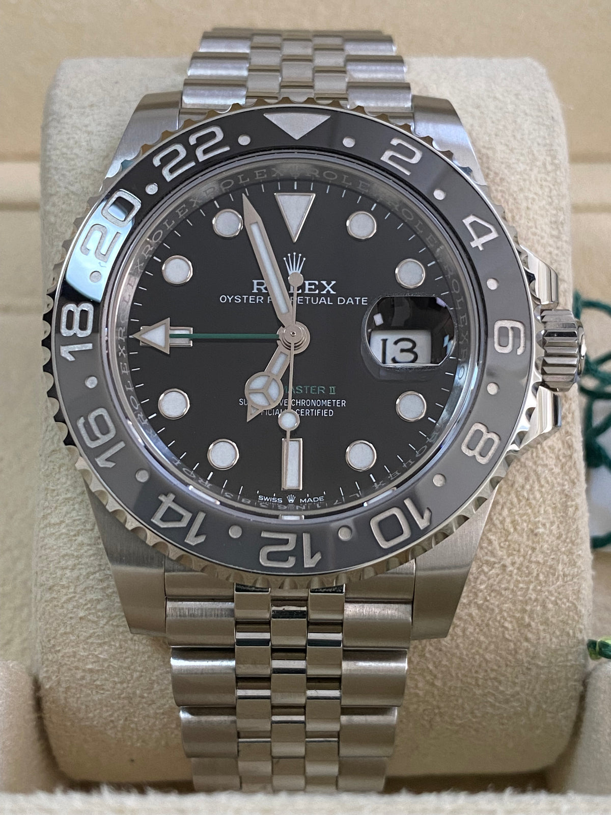 Rolex Steel GMT-Master II - 2024 - "Bruce Wayne" - Jubilee Bracelet - 126710GRNR *FULL SET*