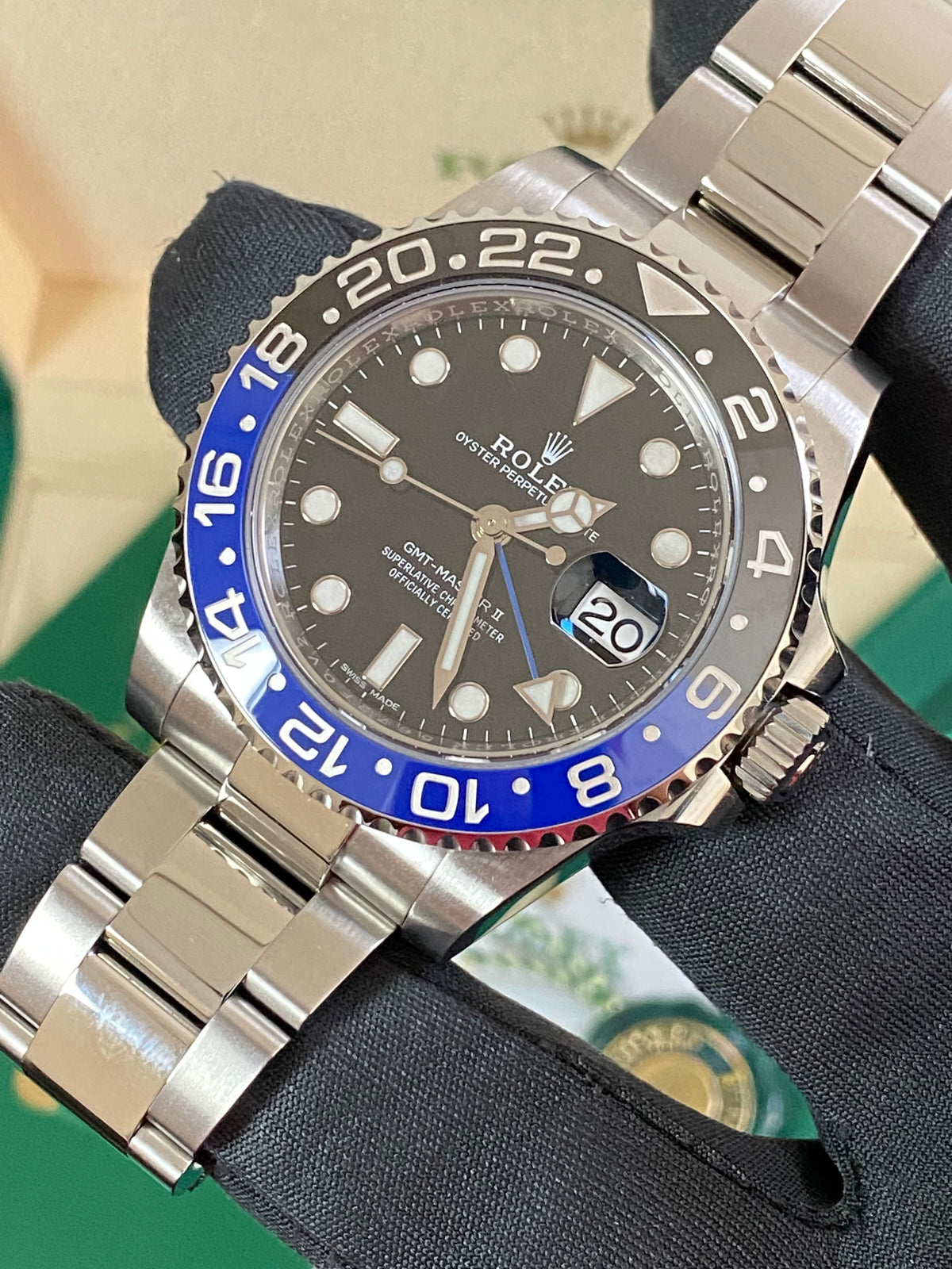 Rolex Steel GMT-Master II - 2018 - "Batman" - 116710BLNR *FULL SET*