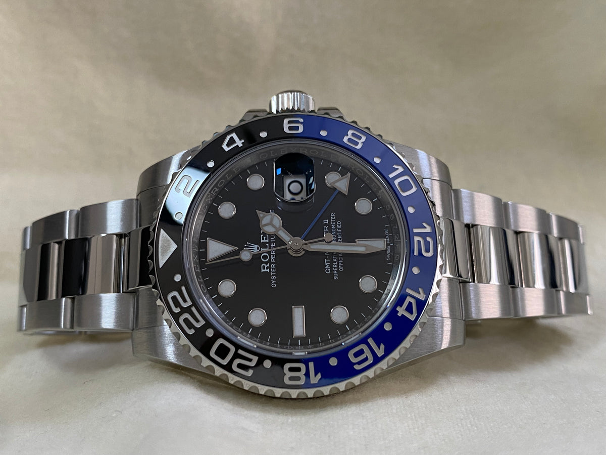 Rolex Steel GMT-Master II - 2018 - "Batman" - 116710BLNR *FULL SET*