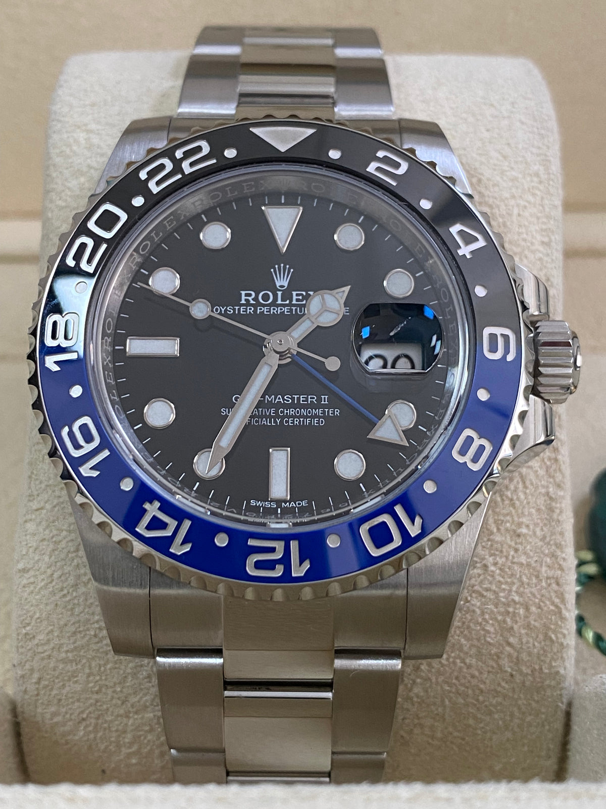 Rolex Steel GMT-Master II - 2018 - "Batman" - 116710BLNR *FULL SET*